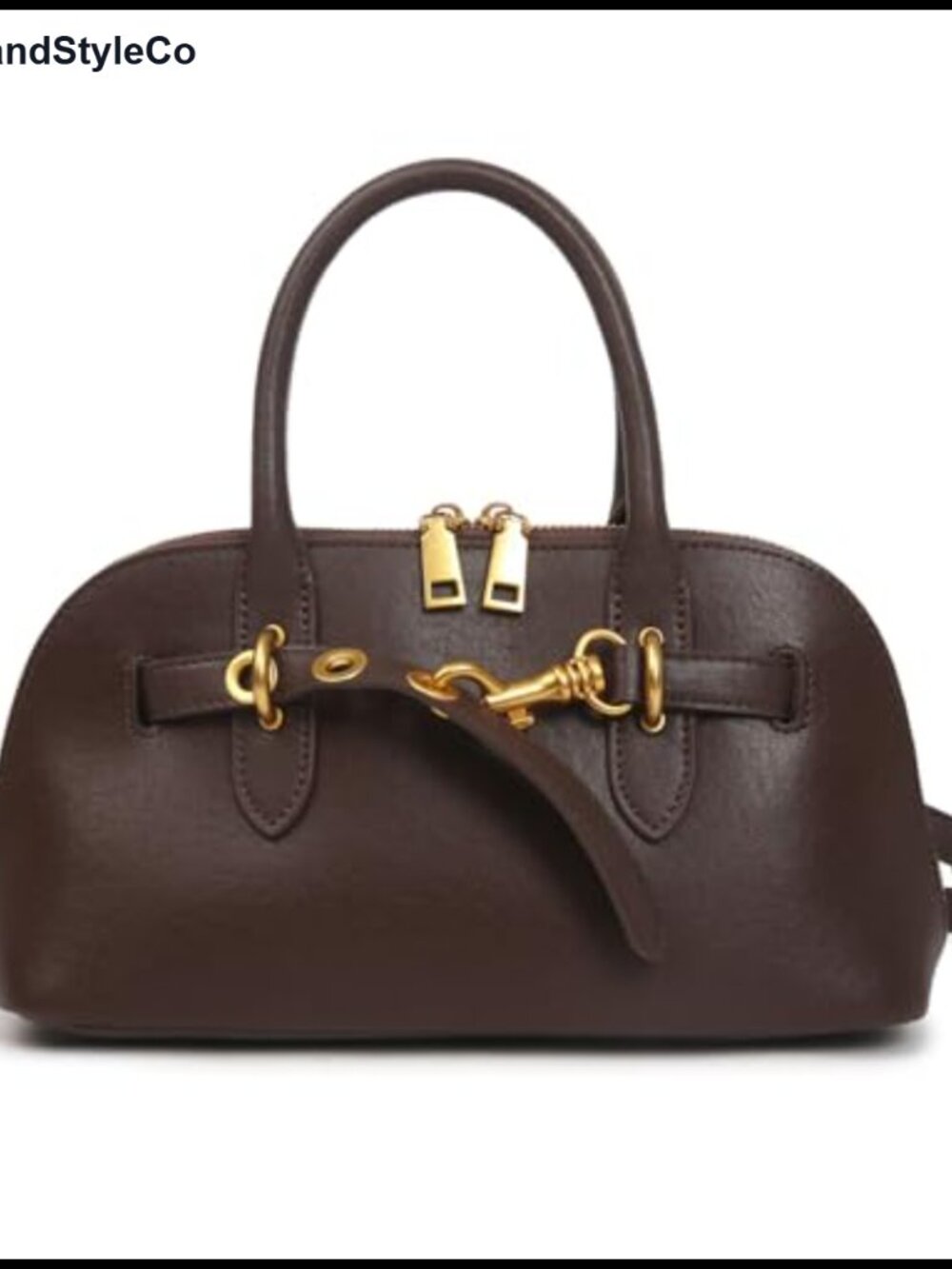 Vintage Genuine Leather Satchel Bag Crossbody Top Handle Women
